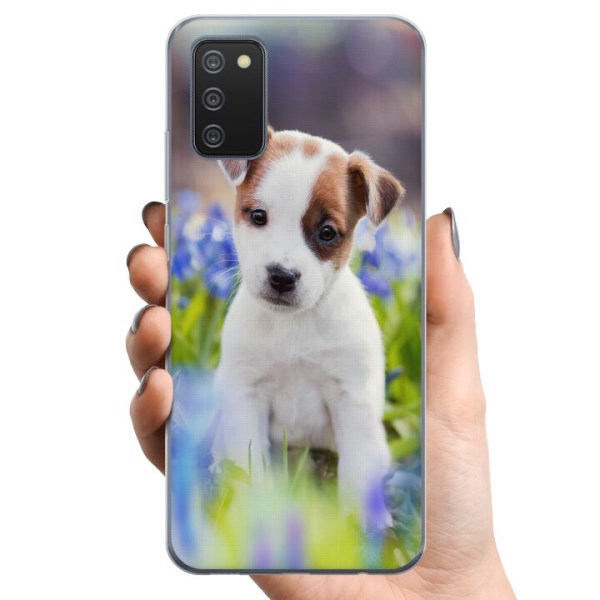 Samsung Galaxy A02s TPU Mobilcover Hund
