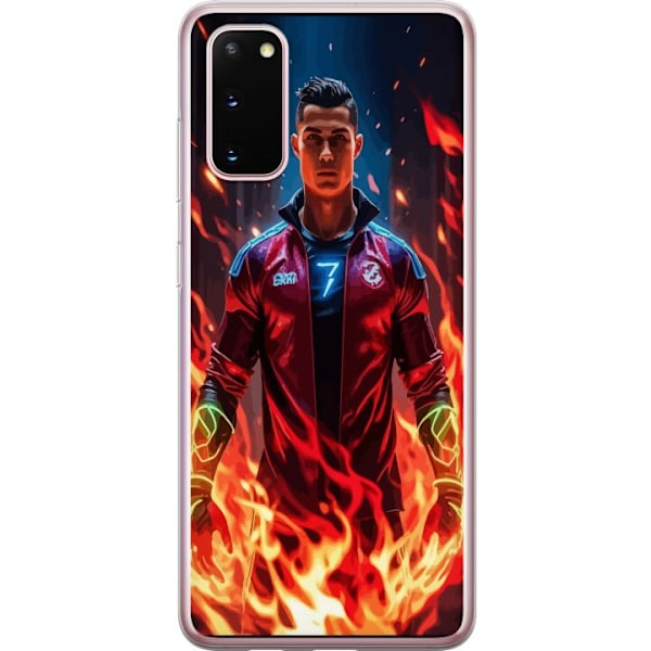 Samsung Galaxy S20 Genomskinligt Skal Ronaldo Inferno – fotb
