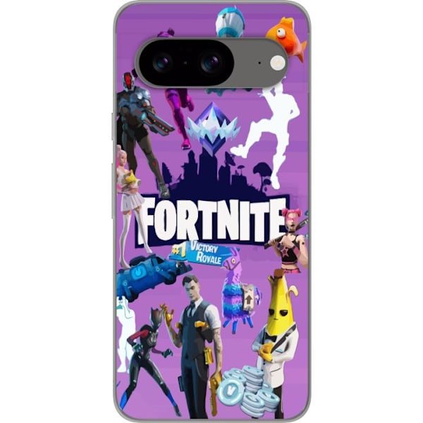 Google Pixel 8 Genomskinligt Skal Fortnite