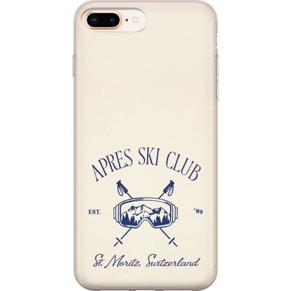 Kompatibelt Mobildeksel til Apple iPhone 8 Plus Après ski-ikon med alpestil og vintagefølelse