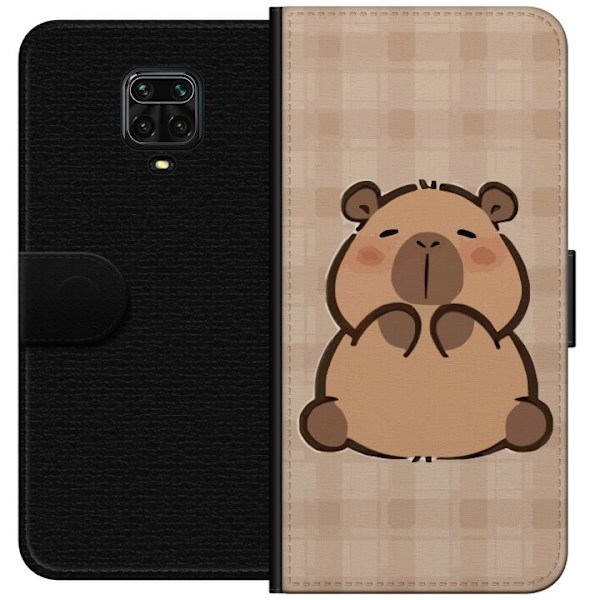 Xiaomi Redmi Note 9S Plånboksfodral Mobilskal kawaii capybara flera figurer japansk stil