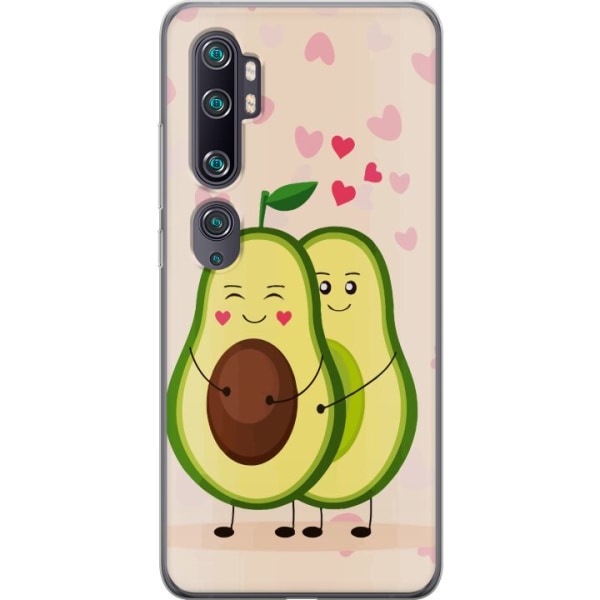 Xiaomi Mi Note 10 Gennemsigtig cover Avokado Kærlighed