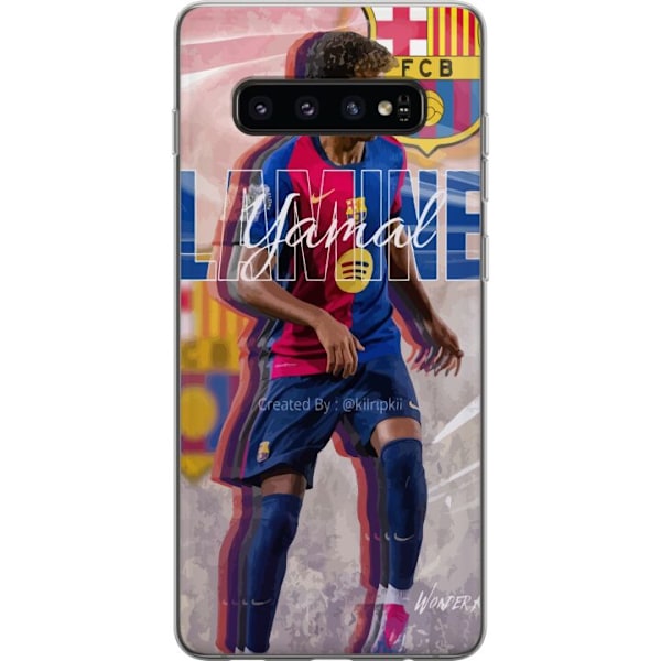 Samsung Galaxy S10 Genomskinligt Skal Lamine Yamal FCB