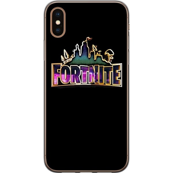 Apple iPhone XS Max Läpinäkyvä kuori Fortnite