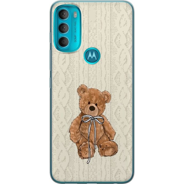 Motorola Moto G71 5G Gennemsigtig cover Lille Teddy – klassi