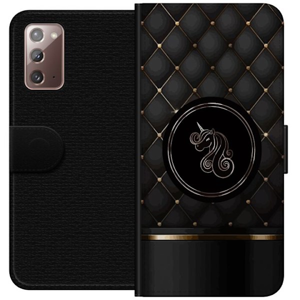 Samsung Galaxy Note20 Plånboksfodral Luxury Unicorn