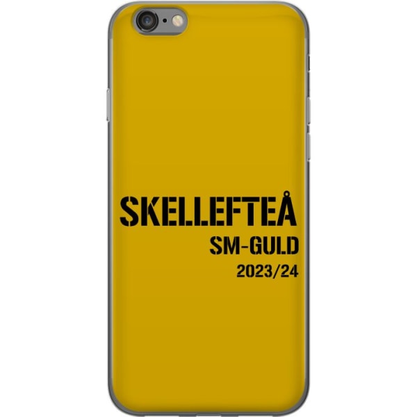 Apple iPhone 6 Gennemsigtig cover Skellefteå SM GULD