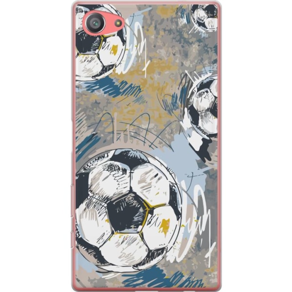 Sony Xperia Z5 Compact Gennemsigtig cover Fodbold
