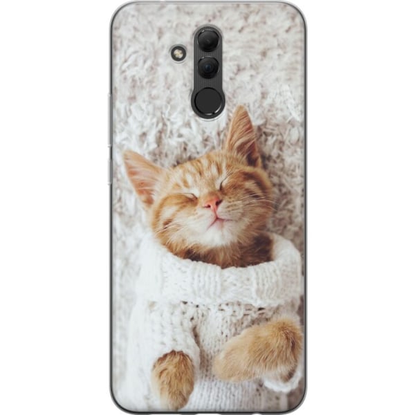 Huawei Mate 20 lite Gennemsigtig cover Kitty Sweater