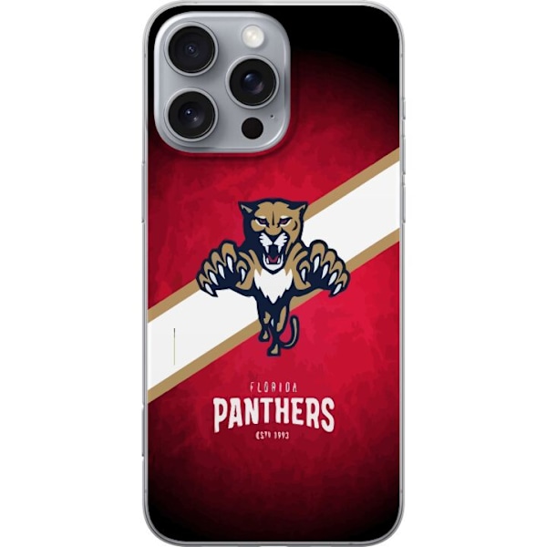 Apple iPhone 16 Pro Max Läpinäkyvä kuori Florida Panthers (