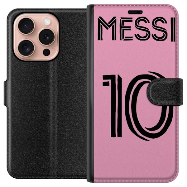 Apple iPhone 16 Pro Lommeboketui Messi