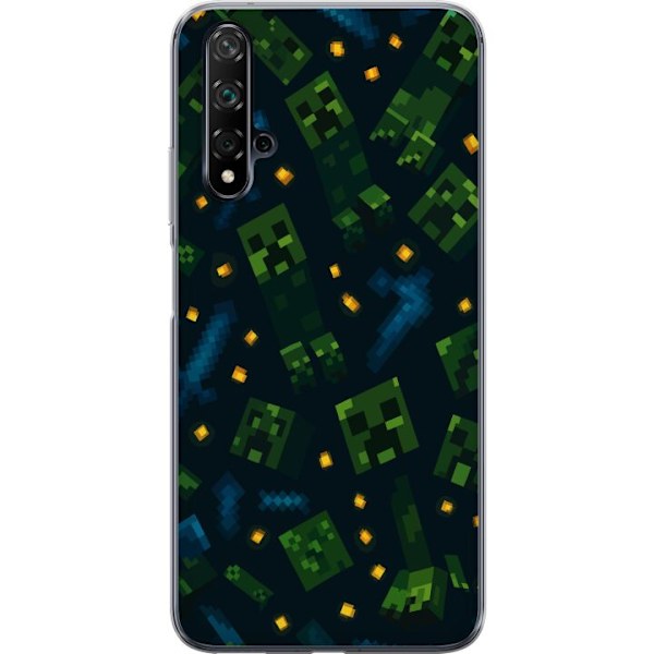 Huawei nova 5T Läpinäkyvä kuori Minecraft Dungeons Mob
