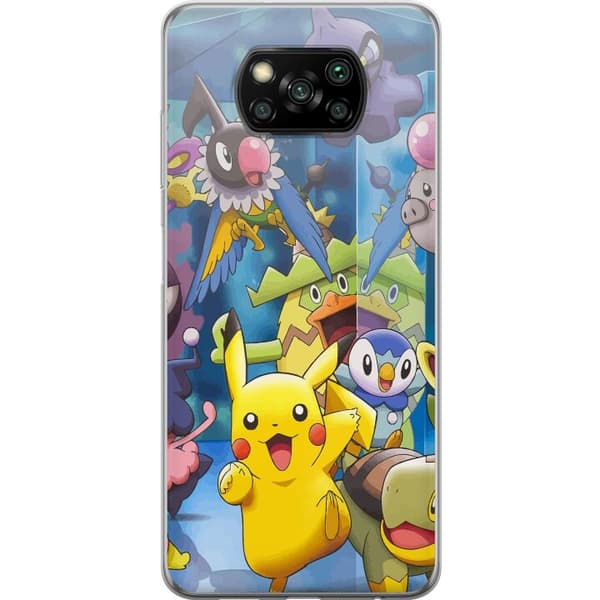 Kompatibelt Mobilskal till Xiaomi Poco X3 NFC Pokemon