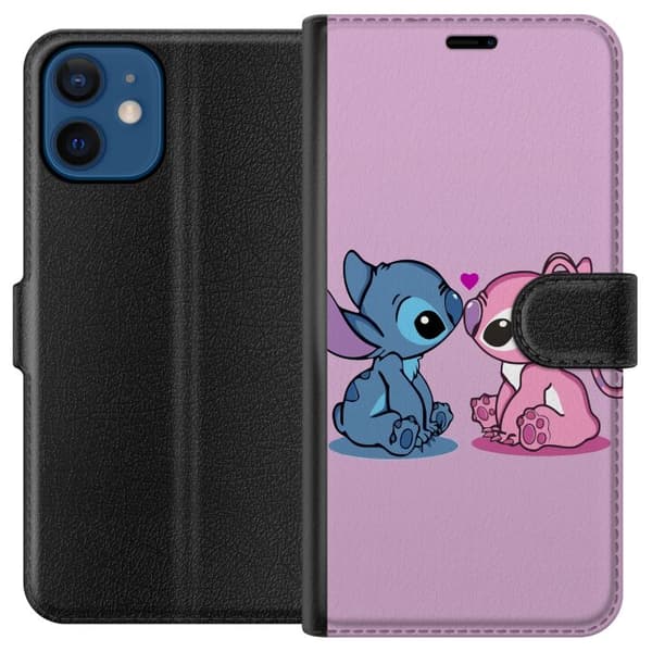 Kompatibel Tegnebogsetui til Apple iPhone 12 mini Stitch-Kærlighed