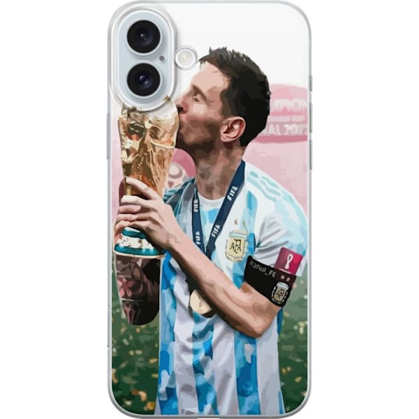 Apple iPhone 16 Plus Gennemsigtig cover Messi