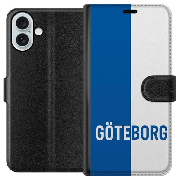 Kompatibel Tegnebogsetui til Apple iPhone 16 Plus Göteborg