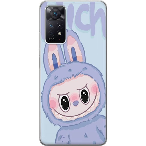 Xiaomi Redmi Note 11 Pro 5G Läpinäkyvä kuori Sininen Jänis