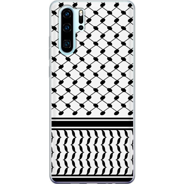 Huawei P30 Pro Gennemsigtig cover Keffiyeh mønster
