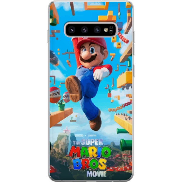 Samsung Galaxy S10+ Läpinäkyvä kuori Super Mario Bros
