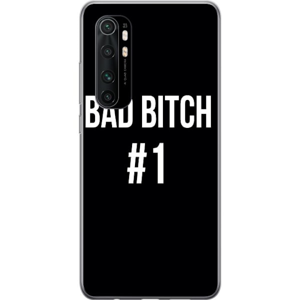 Xiaomi Mi Note 10 Lite Läpinäkyvä kuori Bad Bitch #1