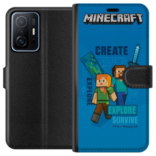Xiaomi 11T Plånboksfodral Minecraft Caves