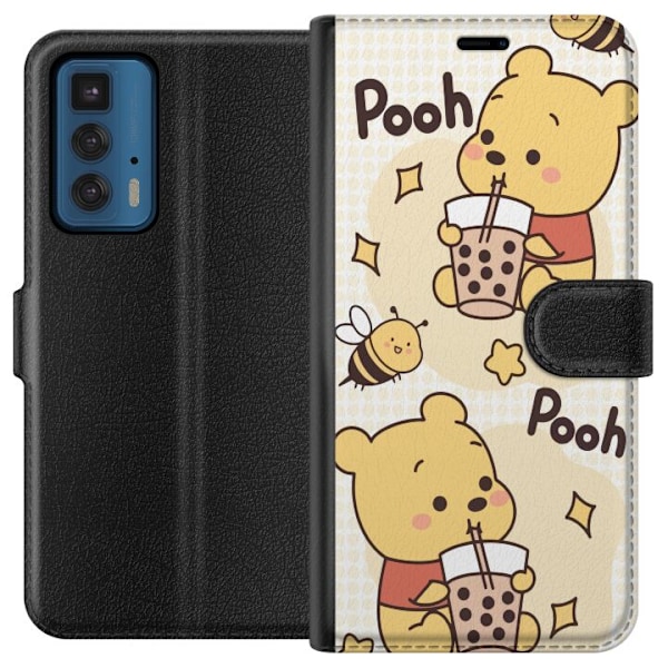 Motorola Edge 20 Pro Lompakkokotelo Nalle Pooh - klassinen kar