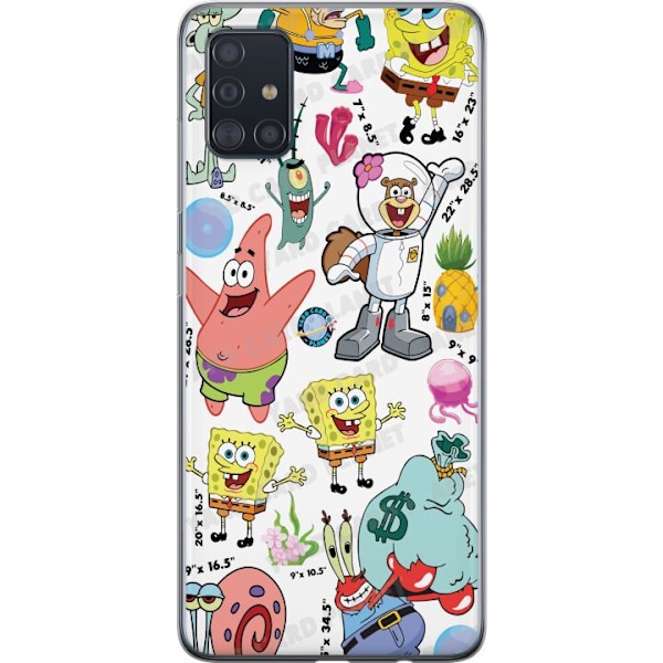 Samsung Galaxy A51 Gennemsigtig cover SpongeBob SquarePants