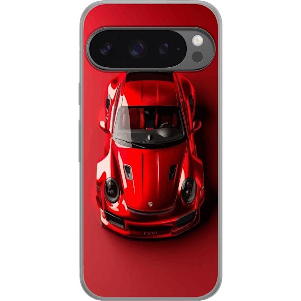 Google Pixel 9 Pro XL Genomskinligt Skal Porsche