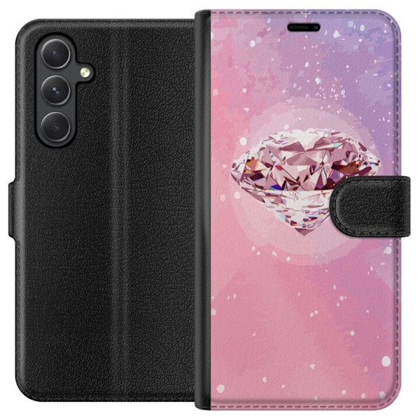 Samsung Galaxy A05s Lompakkokotelo Glitter Timantti