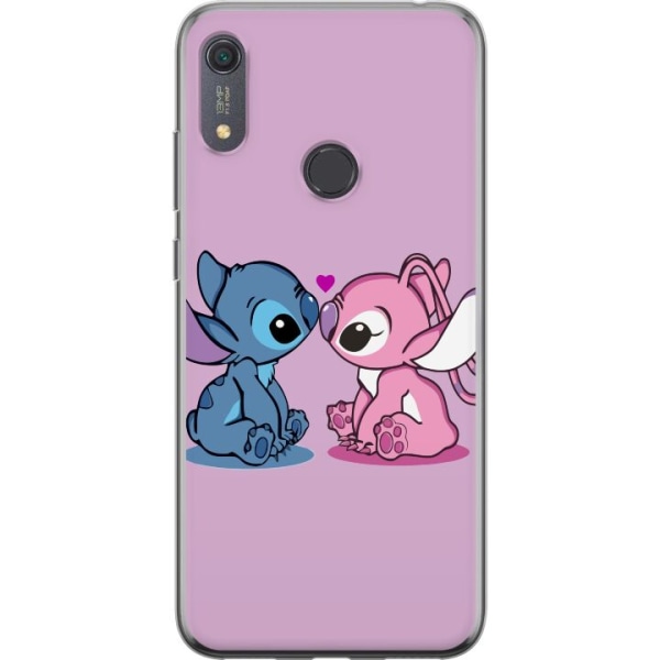 Huawei Y6s (2019) Gjennomsiktig deksel Stitch-Kjærlighet