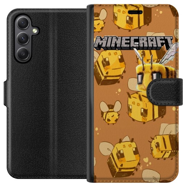 Samsung Galaxy A24 4G Tegnebogsetui Minecraft Bi