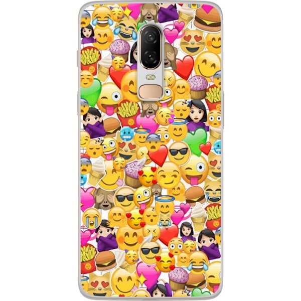 OnePlus 6 Gennemsigtig cover Emoji