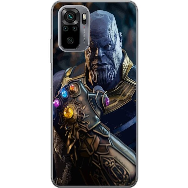 Xiaomi Redmi Note 10S Genomskinligt Skal Thanos Marvel