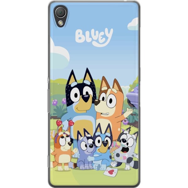 Sony Xperia Z3 Genomskinligt Skal Bluey mobilskal med hela familjen i färgglad design