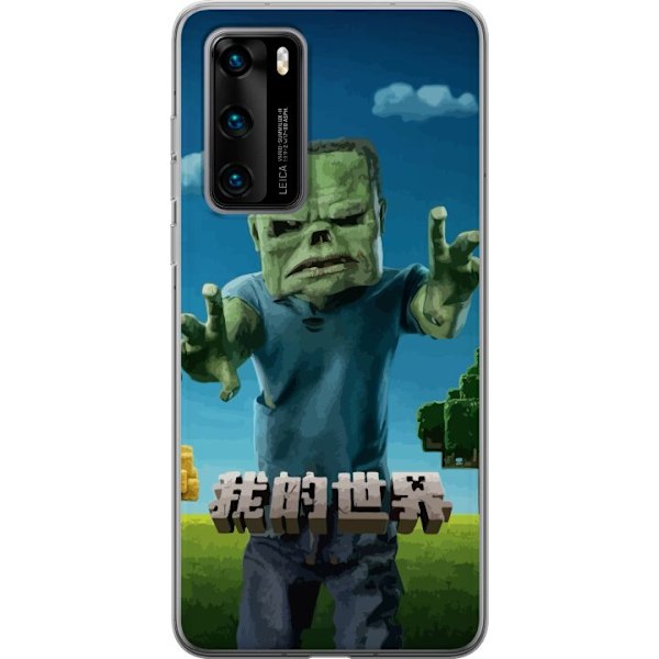 Huawei P40 Läpinäkyvä kuori A Minecraft Movie