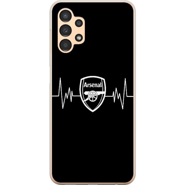 Samsung Galaxy A13 Gennemsigtig cover Arsenal