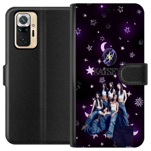 Kompatibel Tegnebogsetui til Xiaomi Redmi Note 10 Pro KATSEYE lilla