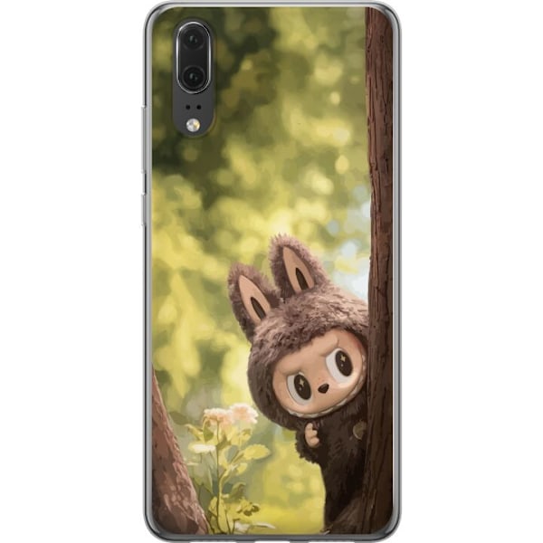 Huawei P20 Gennemsigtig cover Labubu Graffiti Vibes – Gadeku