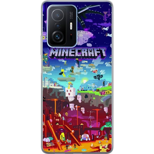 Xiaomi 11T Läpinäkyvä kuori Minecraft