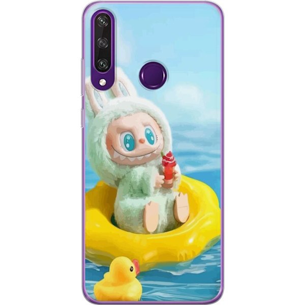 Huawei Y6p Läpinäkyvä kuori Labubu Stripe Attack - Raidat k