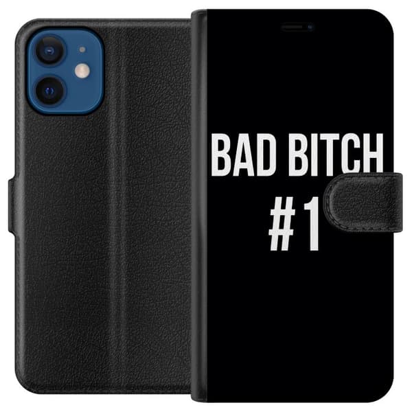 Kompatibel Tegnebogsetui til Apple iPhone 12 Bad Bitch #1