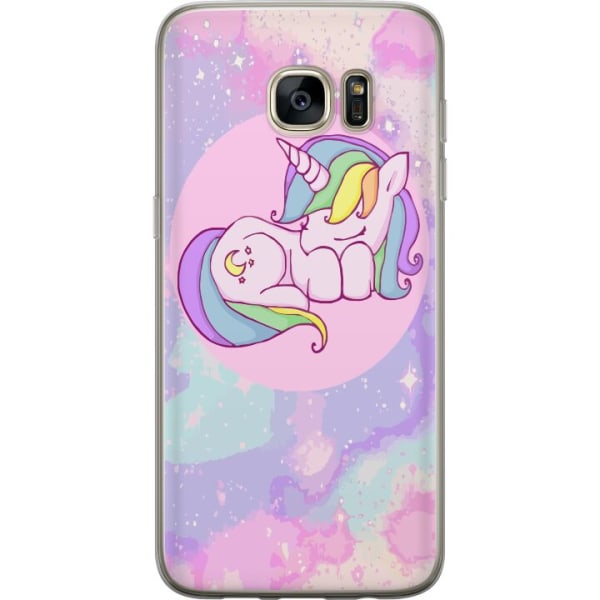 Samsung Galaxy S7 edge Cover / Mobilcover - Unicorn