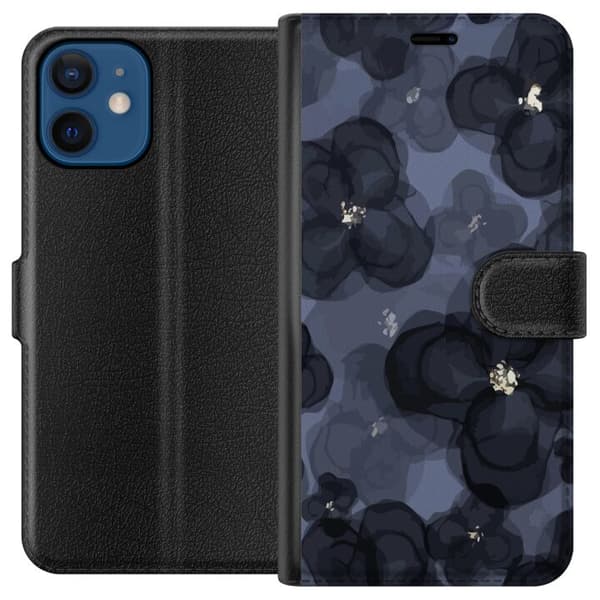 Kompatibelt Plånboksfodral till Apple iPhone 12 mini Blomsterfält