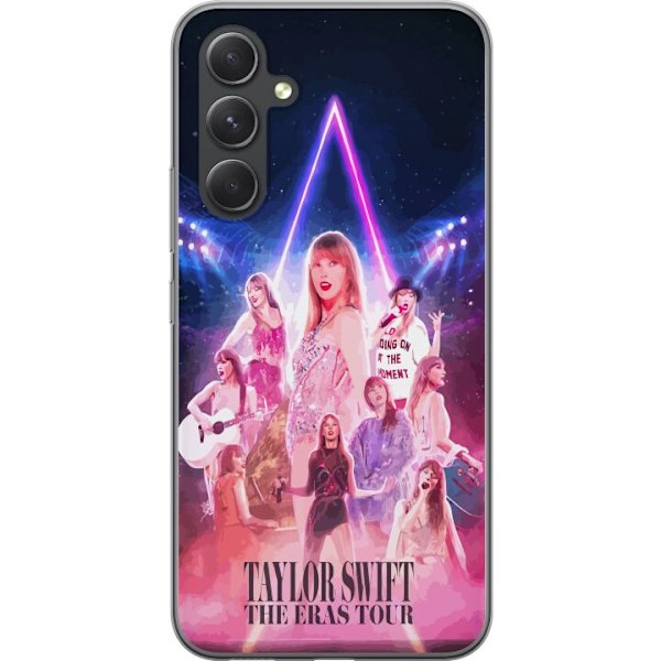 Samsung Galaxy S24 Genomskinligt Skal Taylor Swift Galaxy Neon