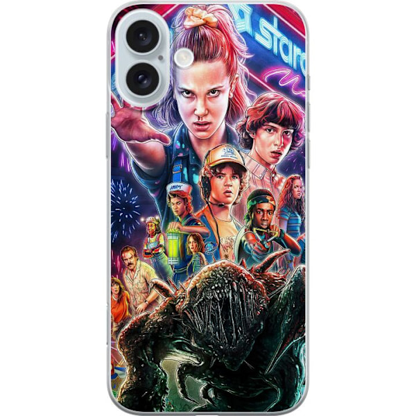 Apple iPhone 16 Plus Genomskinligt Skal Stranger Things