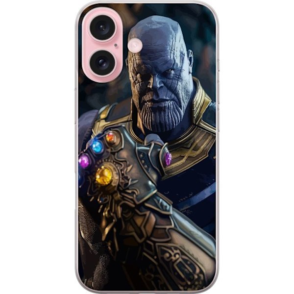 Apple iPhone 16 Genomskinligt Skal Thanos Marvel