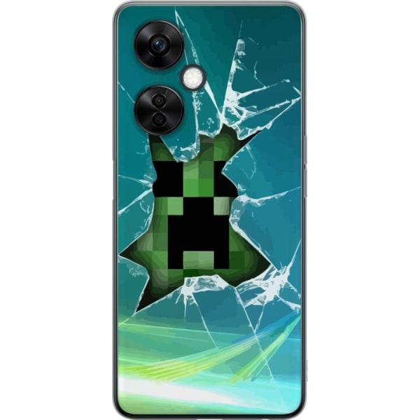 OnePlus Nord CE3 Läpinäkyvä kuori Minecraft