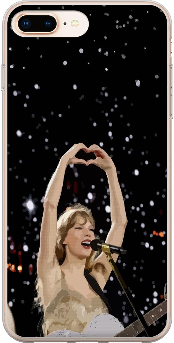 Kompatibelt Mobilskal till Apple iPhone 8 Plus Taylor Swift
