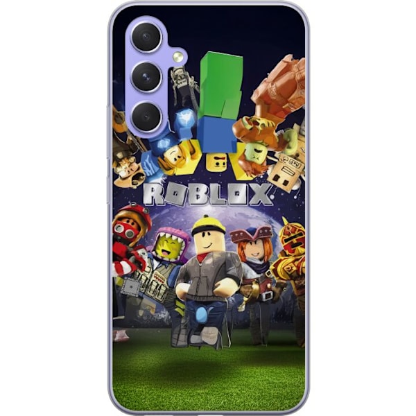 Samsung Galaxy A54 Läpinäkyvä kuori Roblox Maailma - Pelaam