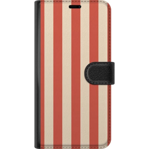 Kompatibelt Lommeboketui til Google Pixel 9 Pro Korallfargede striper oransje